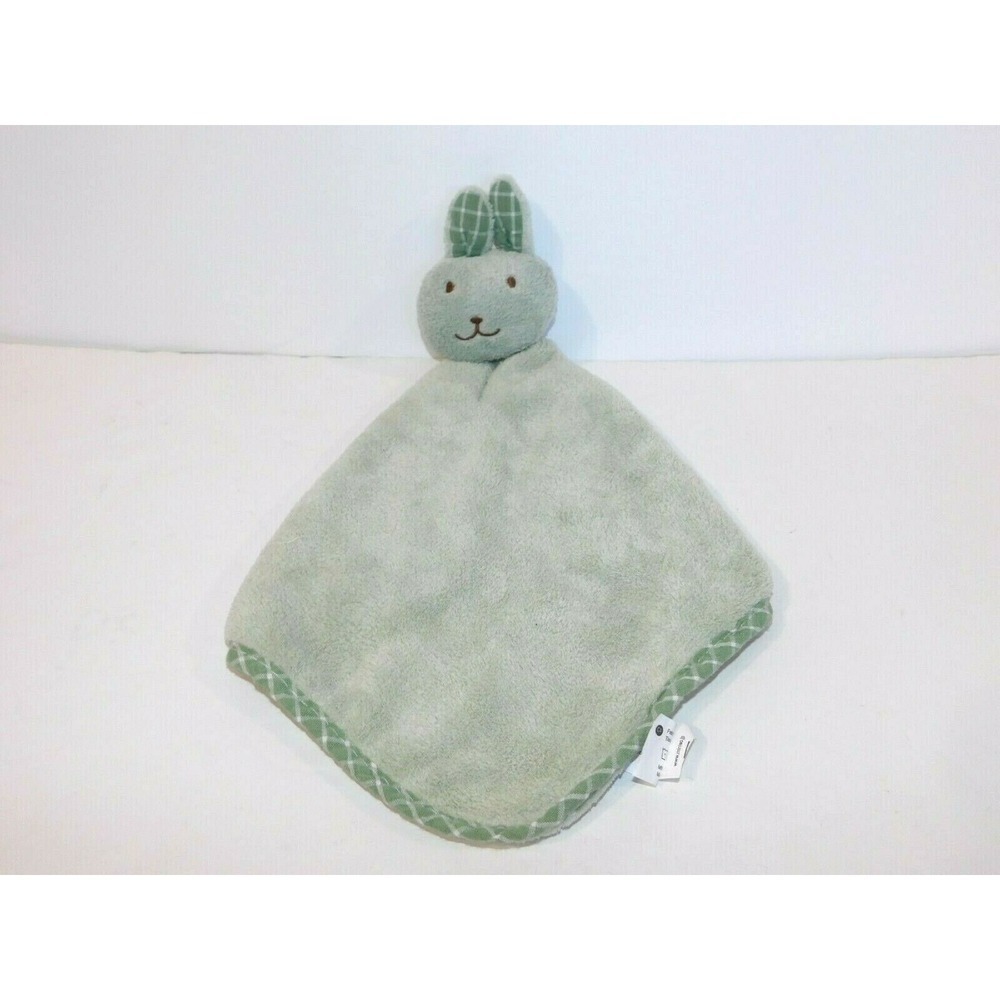 MINISO Sage Green Bunny Rabbit Security Blanket baby Lovey Nunu Soother Plush